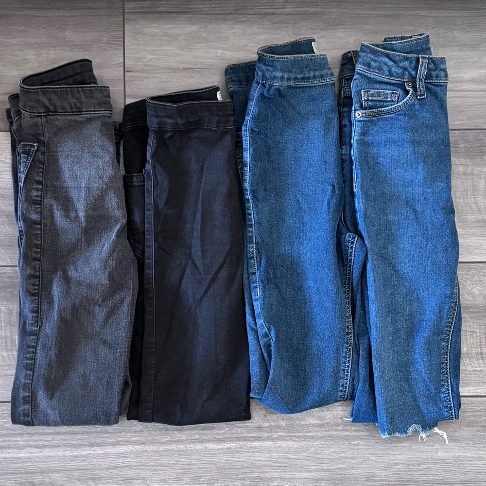 Top shop Skinny Denim and Black Jeans Bundle